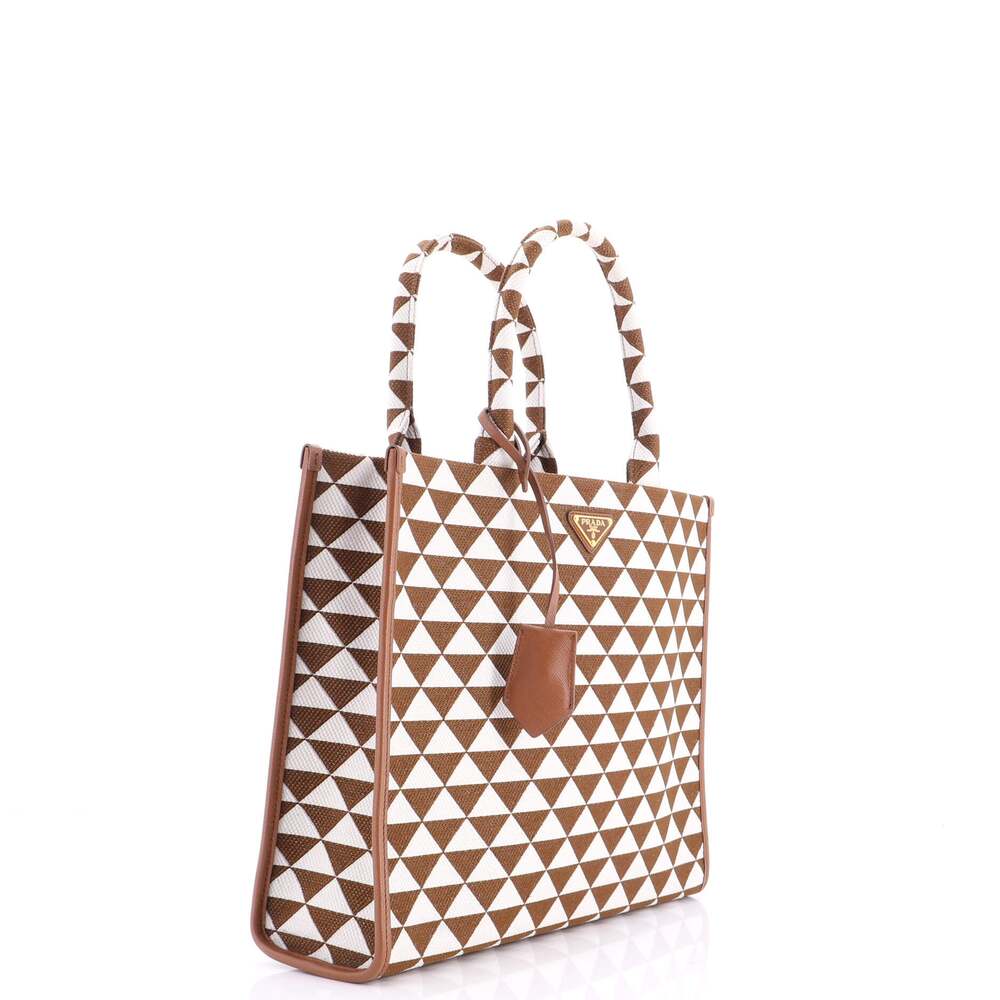 Prada Symbole Shopper Tote Jacquard #260897P24B - Picture 2 of 6